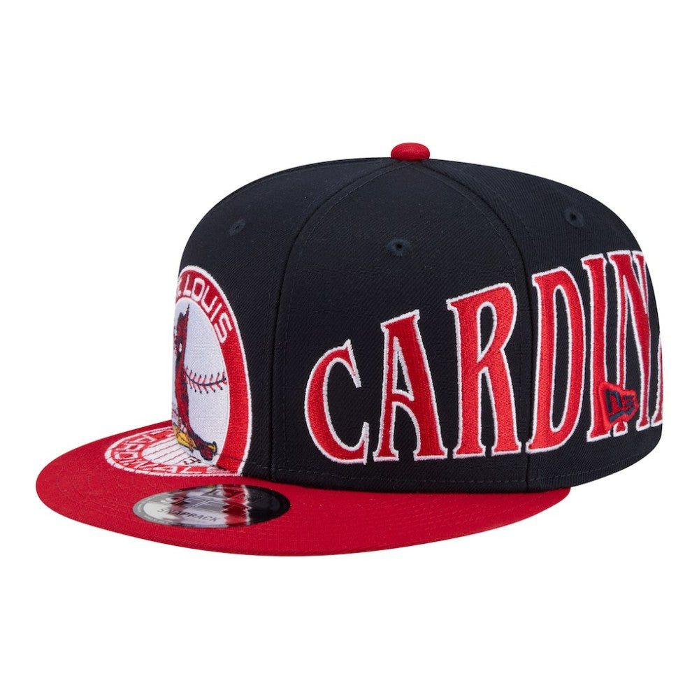St. Louis Cardinals New Era Stretched Two-Tone 9FIFTY Adjustable Hat - Navy/Red - New Era Discount