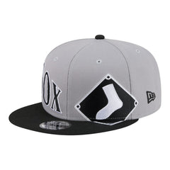 Chicago White Sox New Era Stretched Two-Tone 9FIFTY Adjustable Hat - Gray/Black - New Era Sale