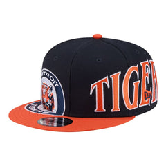 Detroit Tigers New Era Stretched Two-Tone 9FIFTY Adjustable Hat - Navy/Orange - New Era Discount