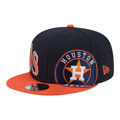 Houston Astros New Era Stretched Two-Tone 9FIFTY Adjustable Hat - Navy/Orange - New Era Discount