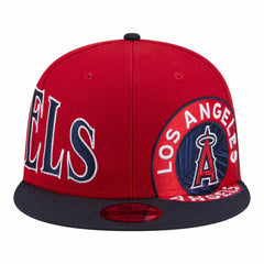 Los Angeles Angels New Era Stretched Two-Tone 9FIFTY Adjustable Hat - Red/Navy - New Era on Sale