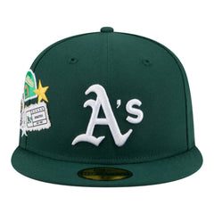 Athletics New Era City Patch 59FIFTY Fitted Hat - Green - New Era Sale