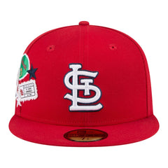 St. Louis Cardinals New Era City Patch 59FIFTY Fitted Hat - Red - New Era on Sale