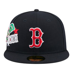 Boston Red Sox New Era City Patch 59FIFTY Fitted Hat - Navy - New Era Lifestyle