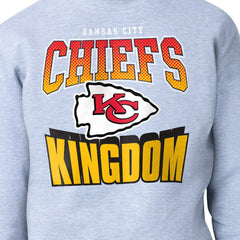 Kansas City Chiefs Starter Comic Style Sweatshirt Gray