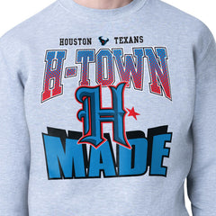 Houston Texans Starter Comic Style Sweatshirt Gray