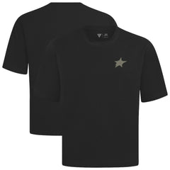 Dallas Stars Levelwear Copper Oversized Luxe Signature Knit T-Shirt - Black - NHL 203415628