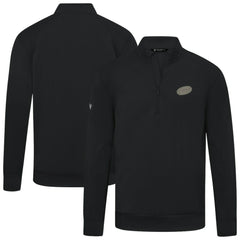Carolina Hurricanes Levelwear Copper Upright Quarter-Zip Pullover - Black - NHL 203415637