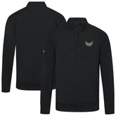Washington Capitals Levelwear Copper Upright Quarter-Zip Pullover - Black - NHL 203415649