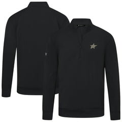 Dallas Stars Levelwear Copper Upright Quarter-Zip Pullover - Black - NHL 203415651