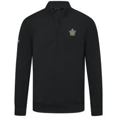 Toronto Maple Leafs Levelwear Copper Upright Quarter-Zip Pullover - Black - NHL 203415655