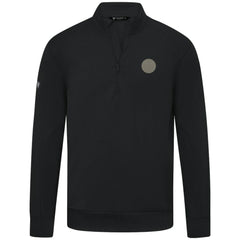 Edmonton Oilers Levelwear Copper Upright Quarter-Zip Pullover - Black - NHL 203415657