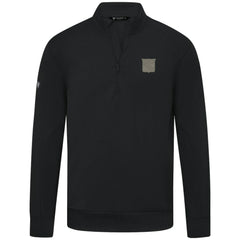 New York Rangers Levelwear Copper Upright Quarter-Zip Pullover - Black - NHL 203415660