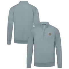 New York Rangers Levelwear Copper Upright Quarter-Zip Pullover - Gray - NHL 203415661