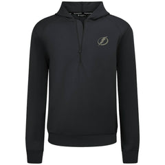 Tampa Bay Lightning Levelwear Technic Quarter-Zip Pullover Hoodie - Black - NHL 203415685