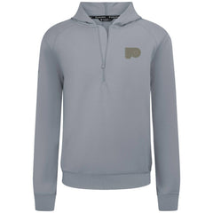 Philadelphia Flyers Levelwear Technic Quarter-Zip Pullover Hoodie - Gray - NHL 203415698