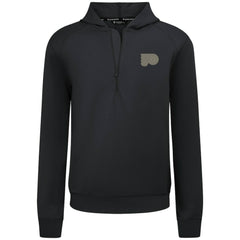 Philadelphia Flyers Levelwear Technic Quarter-Zip Pullover Hoodie - Black - NHL 203415700