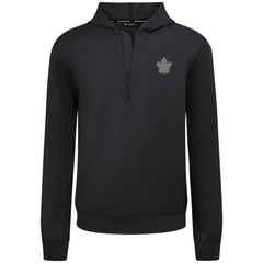 Toronto Maple Leafs Levelwear Technic Quarter-Zip Pullover Hoodie - Black - NHL 203415702