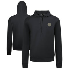 Edmonton Oilers Levelwear Technic Quarter-Zip Pullover Hoodie - Black - NHL 203415705