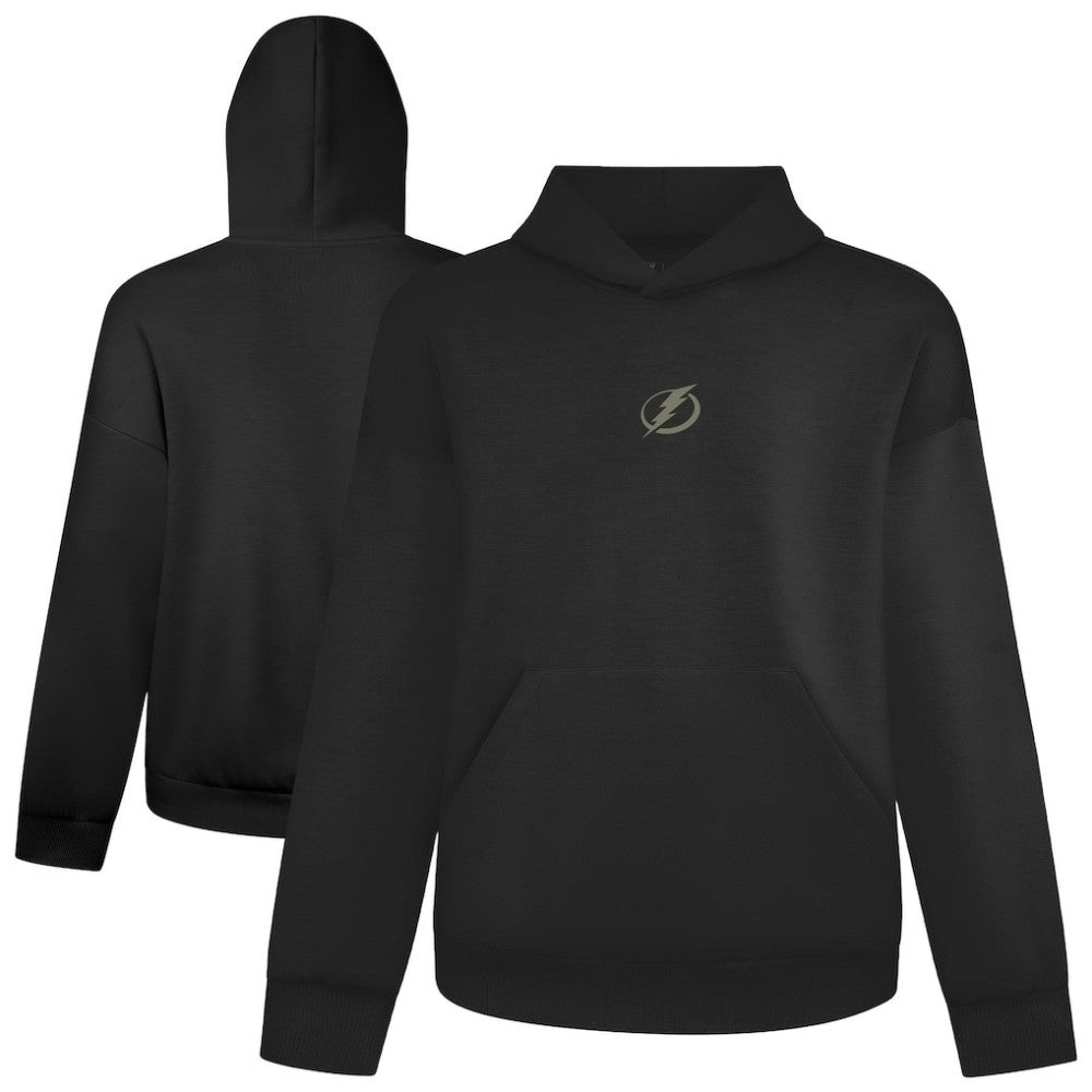 Tampa Bay Lightning Levelwear Luxe Signature Copper Hoodie - Black - NHL 203415834