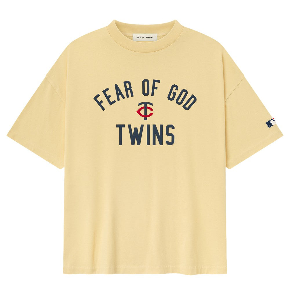 Minnesota Twins Fear of God x MLB 90's Fit T-Shirt - Yellow - MLB Lifestyle