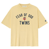 Minnesota Twins Fear of God x MLB 90's Fit T-Shirt - Yellow - MLB Lifestyle