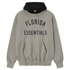 Florida Marlins Fear of God x MLB Sport Fit Hoodie - Warm Heather Gray/Black - MLB Online