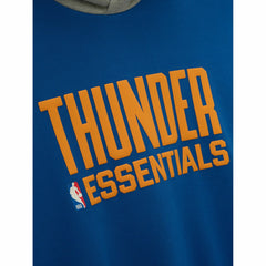 Oklahoma City Thunder Fear of God x NBA Unisex Sport Hoodie Blue/Heather Gray