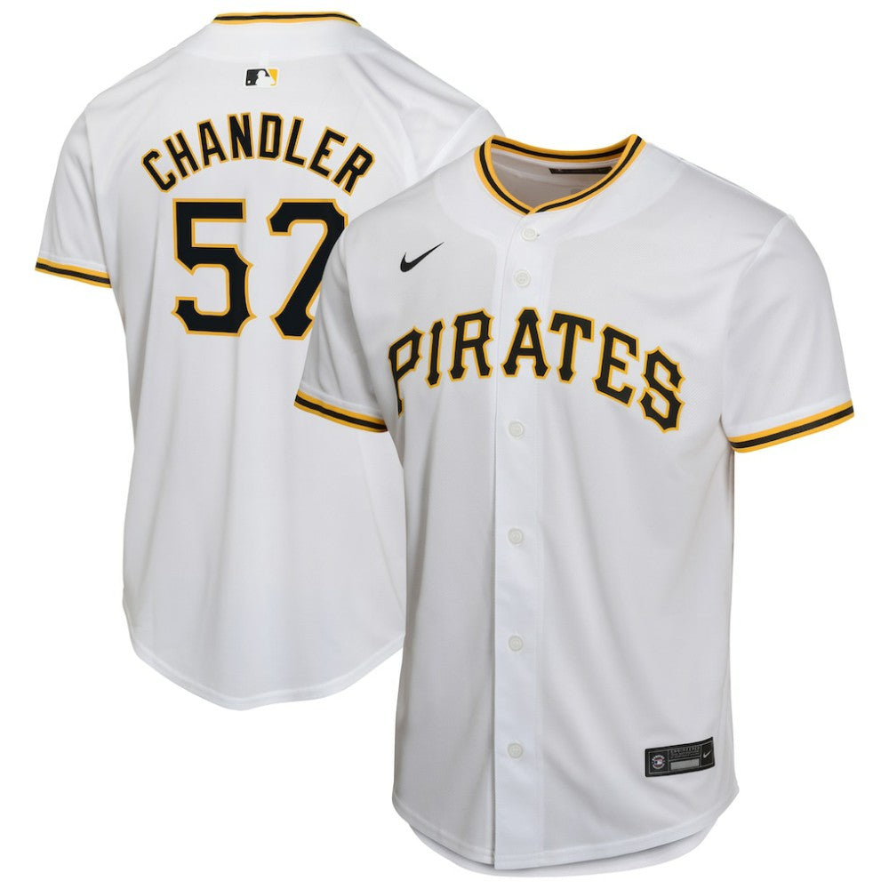 Bubba Chandler Pittsburgh Pirates Nike Youth Home Player Game Jersey - White - Nike Lifestyle
