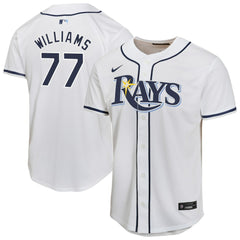 Carson Williams Tampa Bay Rays Nike Youth Home Player Game Jersey - White - Nike Lifestyle