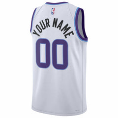 Utah Jazz Unisex Swingman Custom Jersey Association Edition White | Nike
