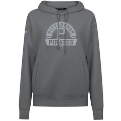 Pittsburgh Pirates Levelwear Women's Adorn Banner Arch Hoodie - Stone - MLB on Sale