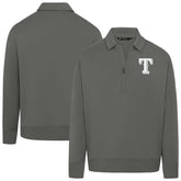 Texas Rangers Levelwear Women's Canmore Chenille Logo Quarter-Zip Top - Stone - MLB Online