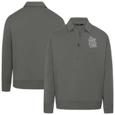 St. Louis Cardinals Levelwear Women's Canmore Chenille Logo Quarter-Zip Top - Stone - MLB Lifestyle