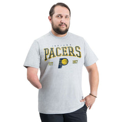 Indiana Pacers G-III Sports by Carl Banks Adaptive Classic Team Spirit Short Sleeve T-Shirt Gray