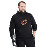 Cleveland Cavaliers G-III Sports by Carl Banks Adaptive Team Arc Fleece Hoodie Black