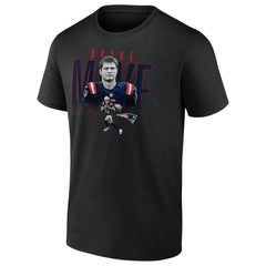 Drake Maye New England Patriots Humble Shadow Player Graphic T-Shirt Black