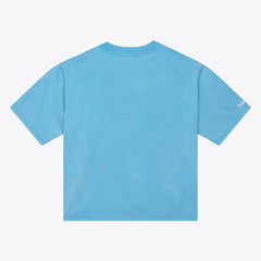 Philadelphia Phillies Mitchell & Ness Women's Cooperstown Cropped Boxy T-Shirt - Light Blue - Mitchell & Ness Sale