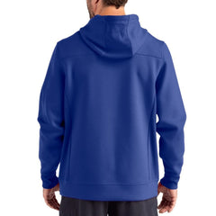 Indianapolis Colts Cutter & Buck Roam Eco Half-Zip Recycled Pullover Hoodie Royal