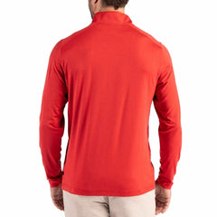 Tampa Bay Buccaneers Cutter & Buck Coastline Epic Comfort Recycled Quarter-Zip Pullover Red