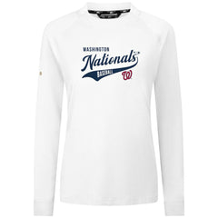 Washington Nationals Levelwear Women's Slender Glide T-Shirt - White - MLB Online