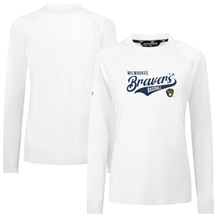 Milwaukee Brewers Levelwear Women's Slender Glide T-Shirt - White - MLB Online