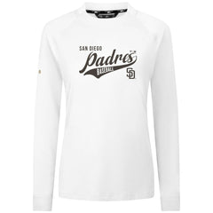 San Diego Padres Levelwear Women's Slender Glide T-Shirt - White - MLB Lifestyle