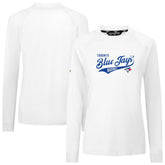 Toronto Blue Jays Levelwear Women's Slender Glide T-Shirt - White - MLB Discount