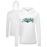 Athletics Levelwear Women's Slender Glide Raglan Hoodie - White - MLB Lifestyle