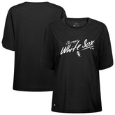 Chicago White Sox Levelwear Women's Bloom Sizzle T-Shirt - Black - MLB Lifestyle