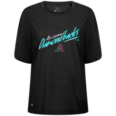 Arizona Diamondbacks Levelwear Women's Bloom Sizzle T-Shirt - Black - MLB Discount
