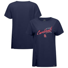 St. Louis Cardinals Levelwear Women's Influx Sizzle T-Shirt - Navy - MLB Online