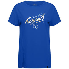 Kansas City Royals Levelwear Women's Influx Sizzle T-Shirt - Royal - MLB Lifestyle