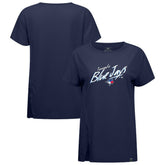 Toronto Blue Jays Levelwear Women's Influx Sizzle T-Shirt - Navy - MLB Online